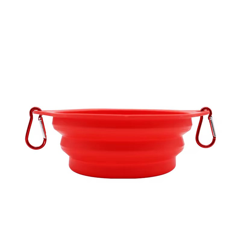 Gamelle pliable en silicone pour chien | Compacte & pratique